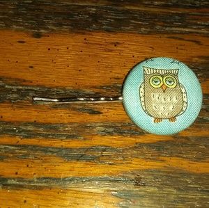 Owl bobbypin hair piece